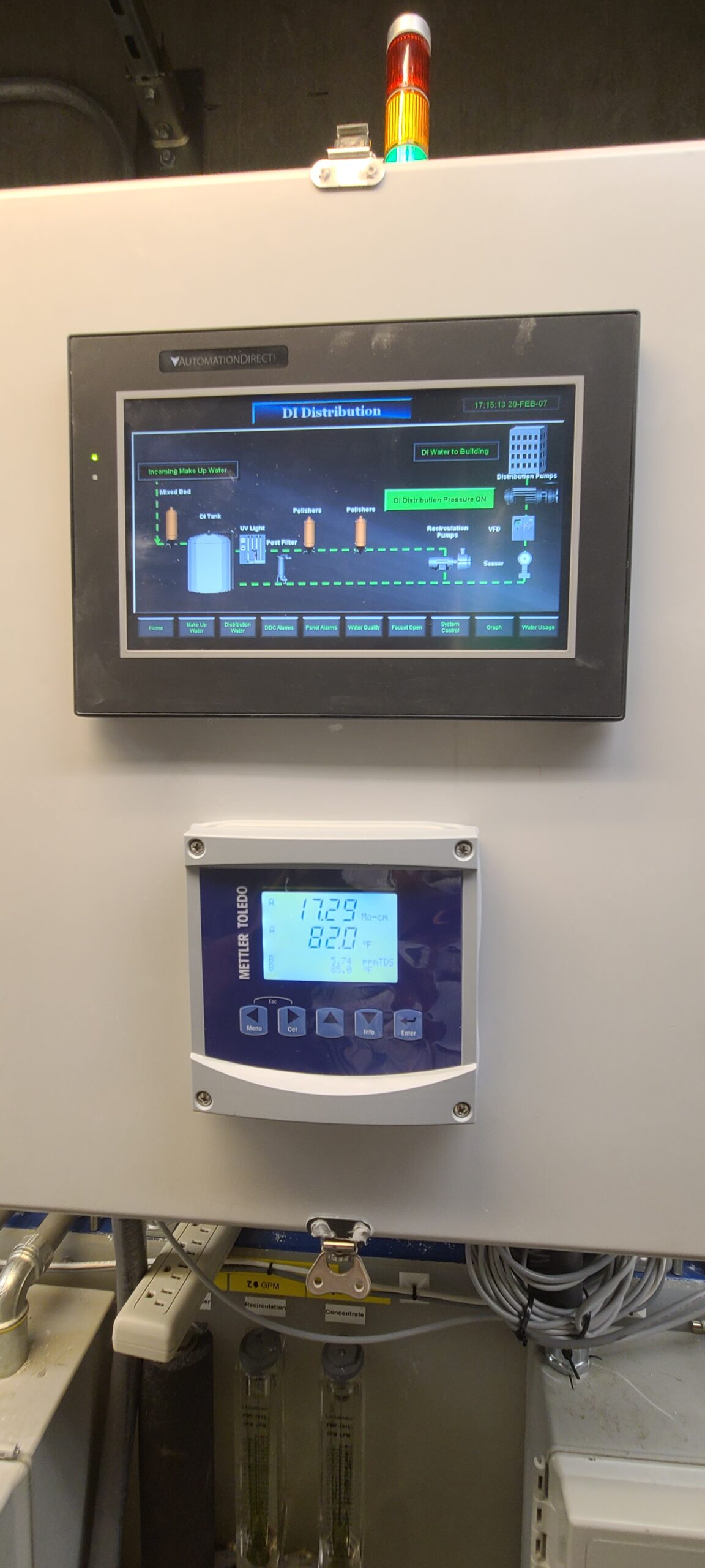 HMI Distribution Screen